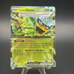 Pokemon TCG: Teal Mask Ogerpon EX 012/131 Double Rare - Prismatic Evolutions, NM - Image 1