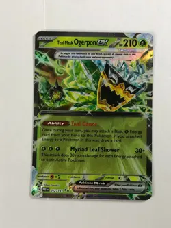 Pokemon TCG Prismatic Evolutions Teal Mask Ogerpon EX 012/131 Near Mint - Image 1