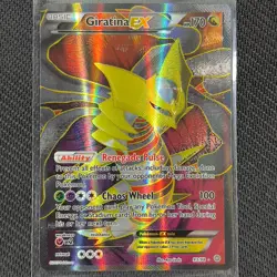 Giratina EX 93/98 Full Art Pokemon Card English XY Ancient Origins TCG CCG - Image 1