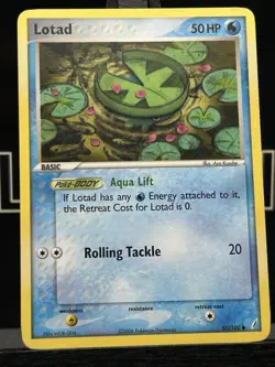 Lotad 55/100 Ex Crystal Guardians Pokemon Card Regular - Image 3
