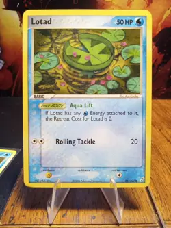 2006 Pokemon Crystal Guardians Lotad #55 Extremely LP - Image 1