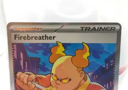 Firebreather 119/094 Full Art Trainer Ultra Rare Pokemon TCG Phantasmal Flames - Image 2