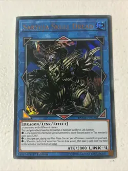 Yugioh Saryuja Skull Dread DUDE-EN026 Ultra Rare 1st Ed LP/NM Condition English - Image 1