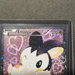 Pokemon TCG Emolga RC23/25 Full Art Rare Holo Card Legendary Treasures - Image 2