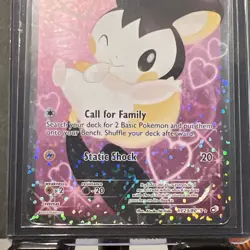 Pokemon TCG Emolga RC23/25 Full Art Rare Holo Card Legendary Treasures - Image 3