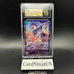 CGC PRISTINE 10 Tashigi OP12-031 Promo Flagship Battle One Piece Card Game Japan - Image 1