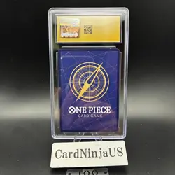 CGC PRISTINE 10 Monkey D Luffy P-080 BANDAI CARD GAMES Fest 24-25 Promo 100 - Image 2