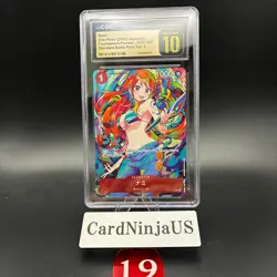 CGC PRISTINE 10 Nami C ST01-007 PROMO THE BEST Storage Box Set One Piece Card 19 - Image 1