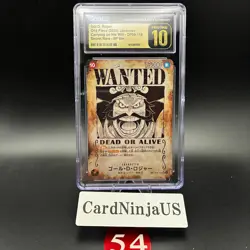 CGC PRISTINE 10 Gol D Roger OP09-118 SEC Carrying on His Will ONE PIECE Card 54 - Image 1