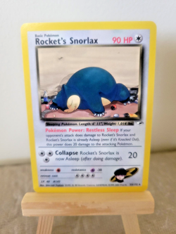 2000 Pokemon Rare Vintage Card - Rocket's Snorlax (33/132) Gym Heroes (LP+) - Image 1