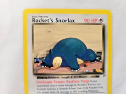 2000 Pokemon Rare Vintage Card - Rocket's Snorlax (33/132) Gym Heroes (LP+) - Image 4