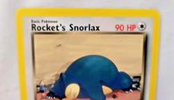 2000 Pokemon Rare Vintage Card - Rocket's Snorlax (33/132) Gym Heroes (LP+) - Image 5