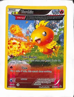 Torchic 26/160 Reverse Holo Pokemon Card 2015 Primal Clash - Image 1