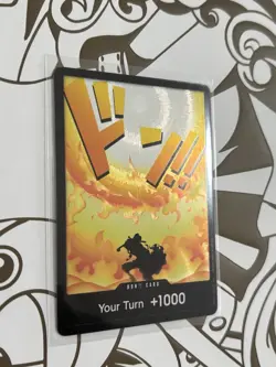 Portgas D Ace One Piece Foil Don Card Promo Devil Fruits Collection Vol. 2 - NM - Image 2