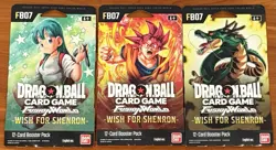 Dragon Ball Super Card Game - WISH FOR SHENRON FB07 - Sleeved Booster Pack - (3) - Image 1