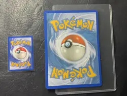 2011 ___'s OSHAWOTT Pokemon Promo Black Star Jumbo CARD lenticular - Image 2