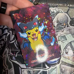 Poncho Pikachu M Charizard Sparkles Holo Pokemon Card Database Team Rocket Peru - Image 2