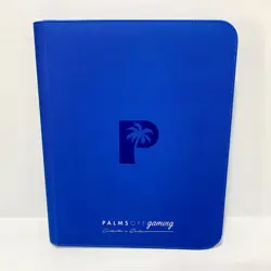 Blue Palms Off 9 Pocket Card Binder - Pokemon - One Piece Card - Image 1