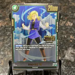 Android 18 FB01-081 JUDGE STAMP Gold Stamp Foil Dragon Ball Super Card Game | NM - Image 1
