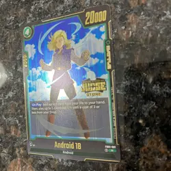 Android 18 FB01-081 JUDGE STAMP Gold Stamp Foil Dragon Ball Super Card Game | NM - Image 2