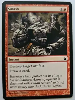 MTG Magic The Gathering Card Smash Instant Red Ravnica - Image 1