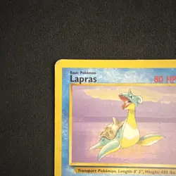 Wizards of the Coast Pokemon Lapras Fossil 25/62 Rare Basic Card 80HP Water Gun - Image 5