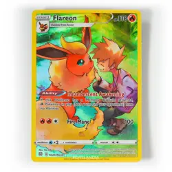 Pokemon - Flareon - TG01/TG30 - SWSH Brilliant Stars - Trainer Gallery Card - Image 1