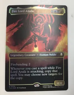 Fire Lord Azula (0334) (Borderless) Avatar: The Last Airbender Foil - Image 1