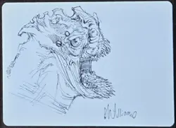 SKETCHED MtG Williams Magic Artist Proof _ Scars _ INDOMITABLE ARCHANGEL _ 1/50! - Image 2