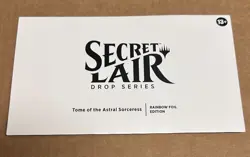 MTG Secret Lair Drop: Tome of the Astral Sorceress Rainbow Foil Edition Sealed - Image 3