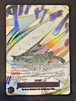 OP14-096 Ground Death Alt Art Event Manga One Piece English Card - In Hand - Image 2