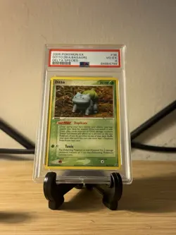 Pokemon TCG Ditto Bulbasaur Card 36/113 Regular Delta Species PSA 4 - Image 1