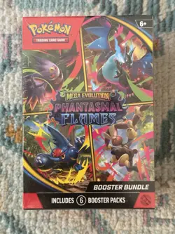 Pokemon TCG Mega Evolutions Phantasmal Flames Booster Bundle Sealed - Image 1