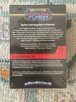 Pokemon TCG Mega Evolutions Phantasmal Flames Booster Bundle Sealed - Image 2