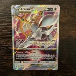 Arceus VSTAR 123/172 SWSH09: Brilliant Stars NM Pokemon Card TCG - Image 1