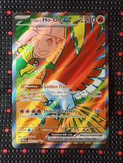 Ethans Ho-Oh EX Full Art Sv10: Destined Rivals 209/182 Pokemon NM+ - Image 1