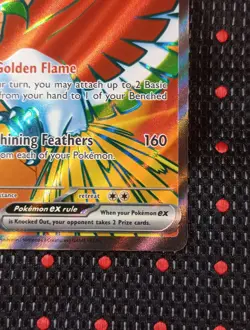 Ethans Ho-Oh EX Full Art Sv10: Destined Rivals 209/182 Pokemon NM+ - Image 4
