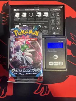 22.69g HEAVY - Pokemon TCG S&V Paradox Rift Booster Pack Sealed / Semi GoDU - Image 1