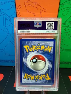 1999 POKEMON BASE SET UNLIMITED #7 HITMONCHAN-HOLO PSA 3 - Image 2