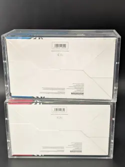 2x Pokemon Black Bolt White Flare Sealed Booster Bundle Display Case W/Acrylic - Image 2