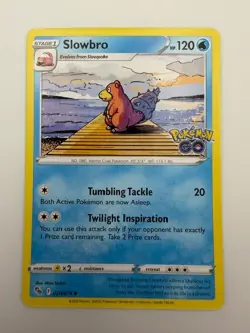 #020/078 Slowbro Normal Uncommon - Pokemon Go English NM - Image 1