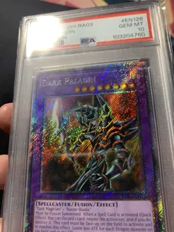 YuGiOh! Dark Paladin RA03-EN126 Platinum Secret Rare 1st Edition Holo PSA 10 GEM - Image 4