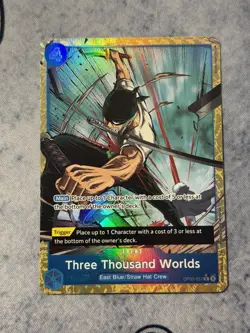 Three Thousand Worlds Alt Art Foil OP03-057 R One Piece TCG Premium Booster ENG - Image 1
