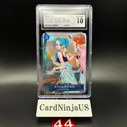 CGC GEM MINT 10 Nefeltari Vivi SR EB02-026 Promotion Pack Ex Vol. 3 ONE PIECE 44 - Image 1