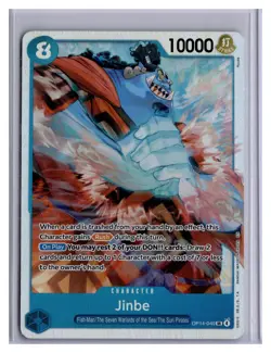 Jinbe (SR) OP14-049 One Piece TCG The Azure Sea's Seven- NM - Image 1