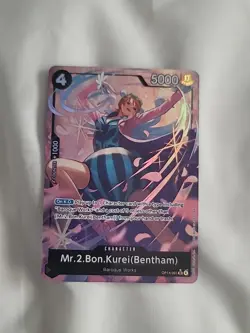 Mr.2.Bon.Kurei (Bentham) (Alt Art) OP14-091 - One Piece TCG ENGLISH - Image 1