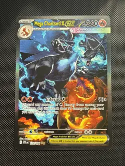 Pokemon TCG: Mega Charizard X ex - SIR 125/094 NM - Phantasmal Flames - English - Image 1