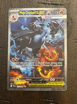 Mega Charizard X EX SIR 125/094 (English) Phantasmal Flames Pokemon TCG NM - Image 1