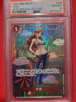 PSA 10 Nami (SP) OP01-016 Awakening of the New Era Foil Japanese - Image 2