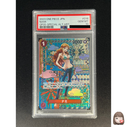 [PSA 10] Nami ONE PIECE Card Game Japanese OP01-016 Awakening of the New Era - Image 1
